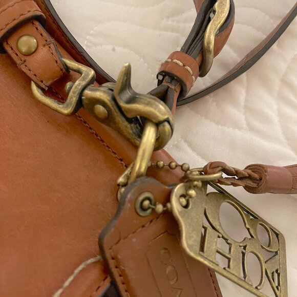 Coach Vintage Willis Legacy Leather Brown Crossbody Bag G1269-19132 Used - Picture 13 of 16